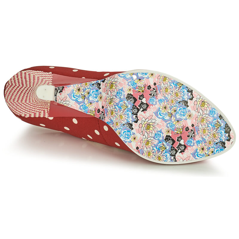 Irregular Choice Zapatos de tac&oacute;n rojos para mujer FORCE OF BEAUTY - Talla 7