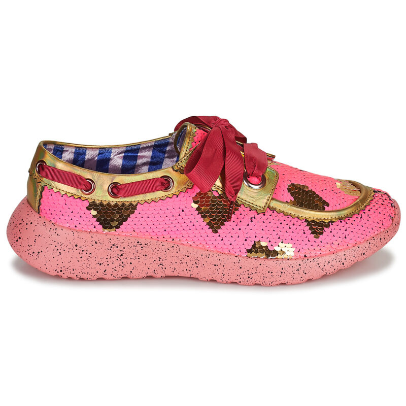 Irregular Choice SKYLAR Pink Low Sneakers Damen - Gr&ouml;&szlig;e 2