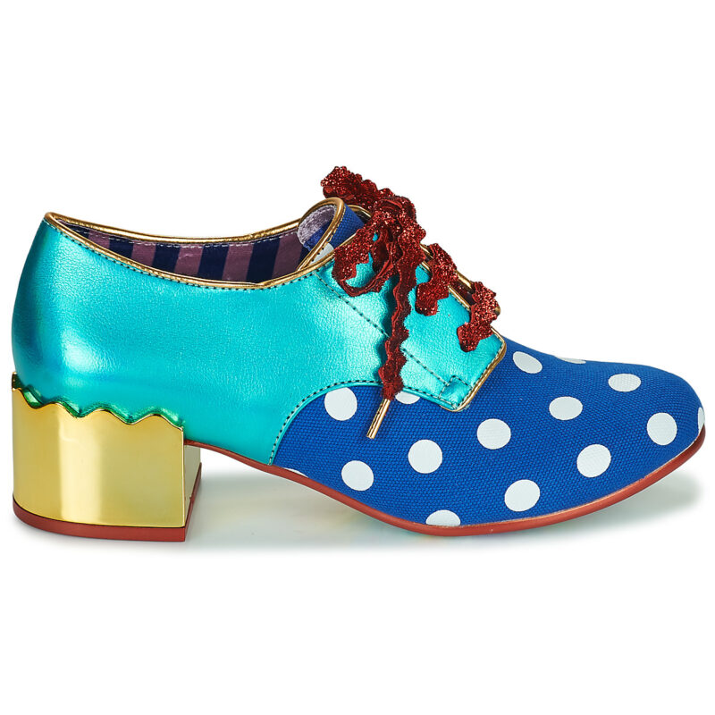 Irregular Choice VICTORIA SPONGE Blue Derby Mujeres - 2