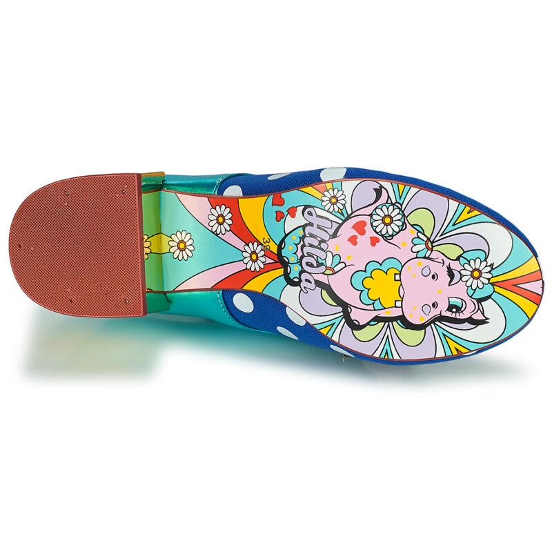 Irregular Choice VICTORIA SPONGE Blue Derby Mujeres - 7
