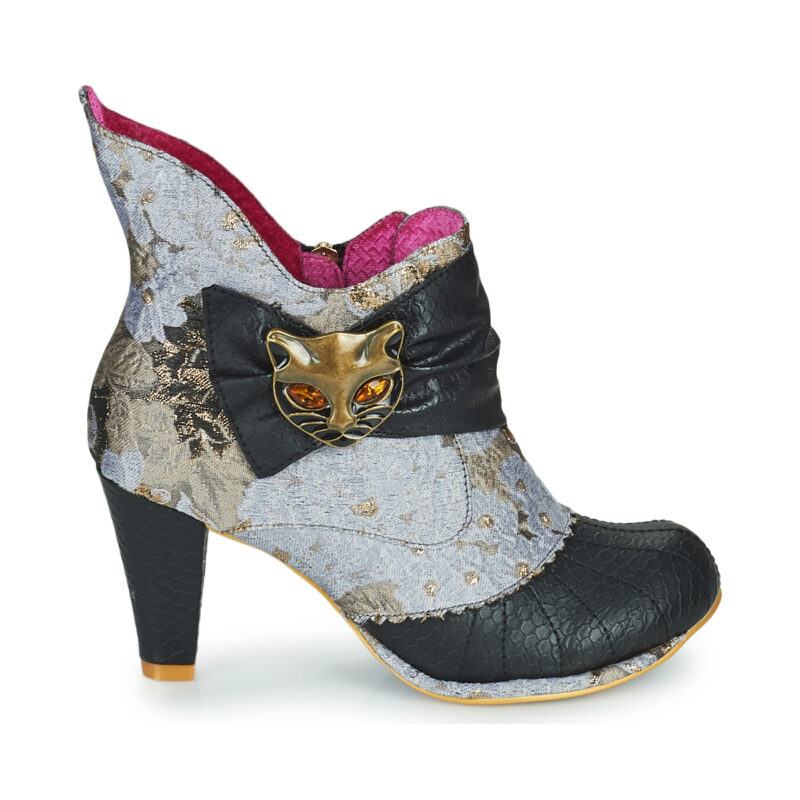 Irregular Choice Miaow Grigio Stivaletti Donna - 2