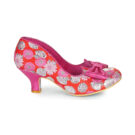 Irregular Choice Zapatos de tac&oacute;n rojos Dazzle Razzle para mujer - Talla 2