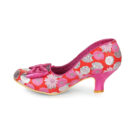 Irregular Choice Zapatos de tac&oacute;n rojos Dazzle Razzle para mujer - Talla 4