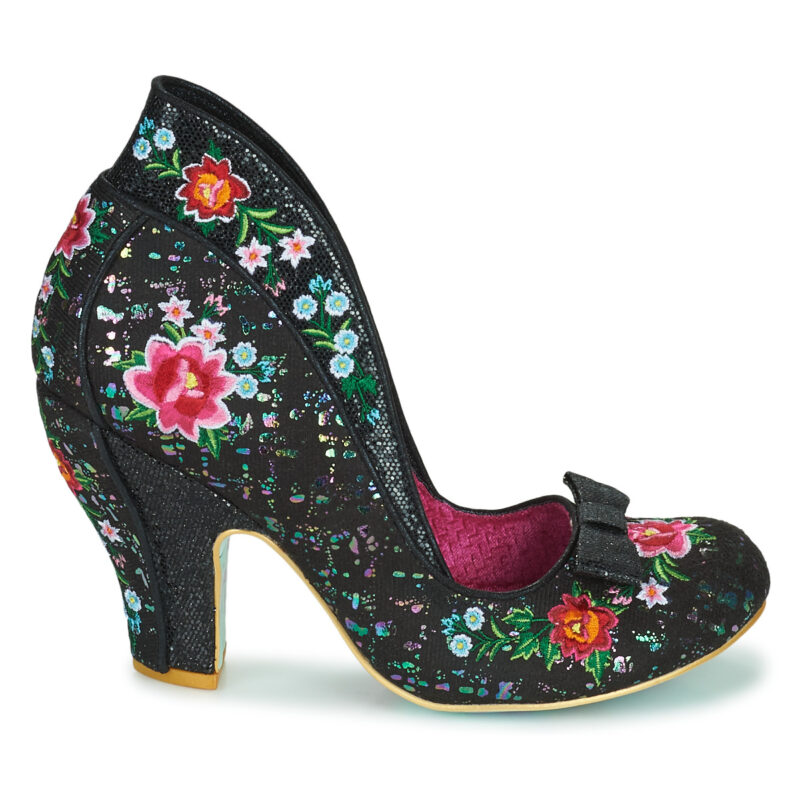 Irregular Choice Fancy Folk Black Pumps - 2