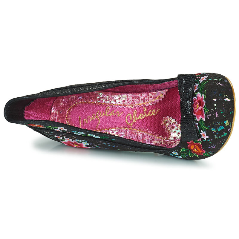 Irregular Choice Fancy Folk Black Pumps - 6