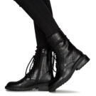 Clarks Tilham Lace Nero Stivaletti Donna - 8