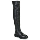 Geox D IRIDEA H Schwarze Oberschenkelhohe Stiefeletten f&uuml;r Damen - Gr&ouml;&szlig;e 1