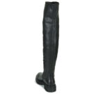 Geox D IRIDEA H Schwarze Oberschenkelhohe Stiefeletten f&uuml;r Damen - Gr&ouml;&szlig;e 5