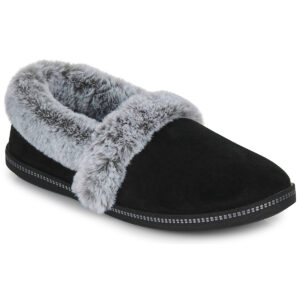 Skechers COZY CAMPFIRE Nero Pantofole Donna