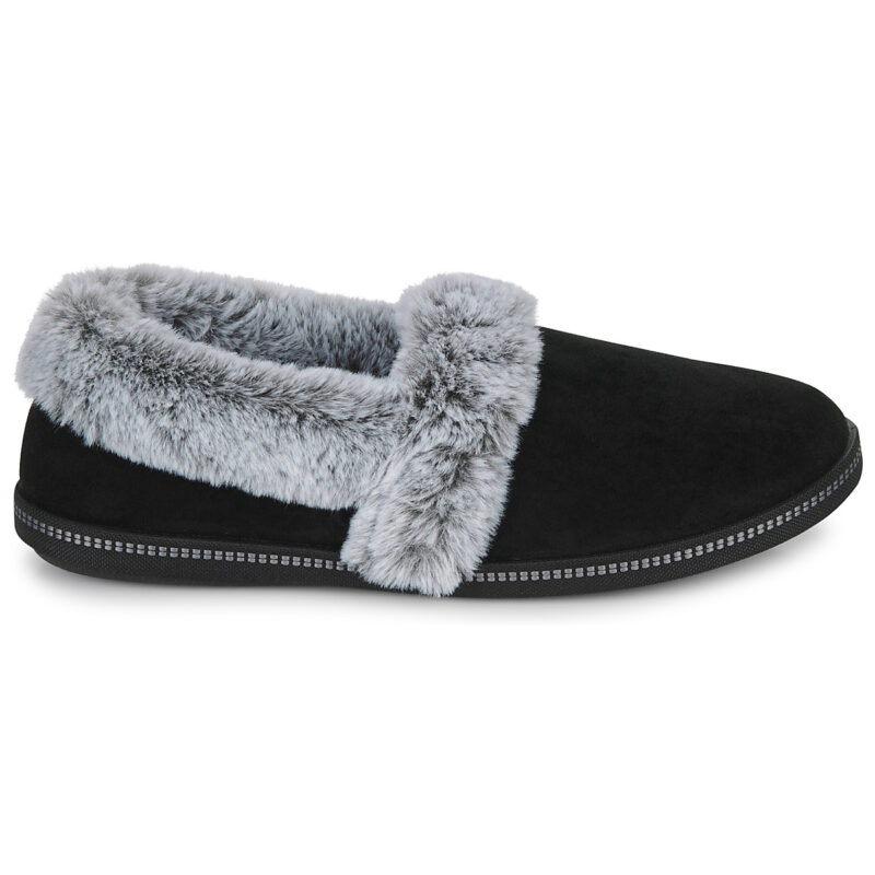 Pantoufles Skechers COZY CAMPFIRE noires pour femmes - Pointure 2