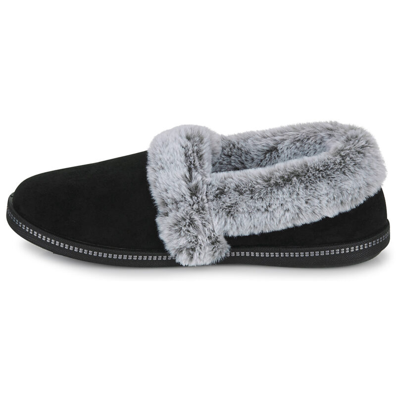 Pantoufles Skechers COZY CAMPFIRE noires pour femmes - Pointure 4