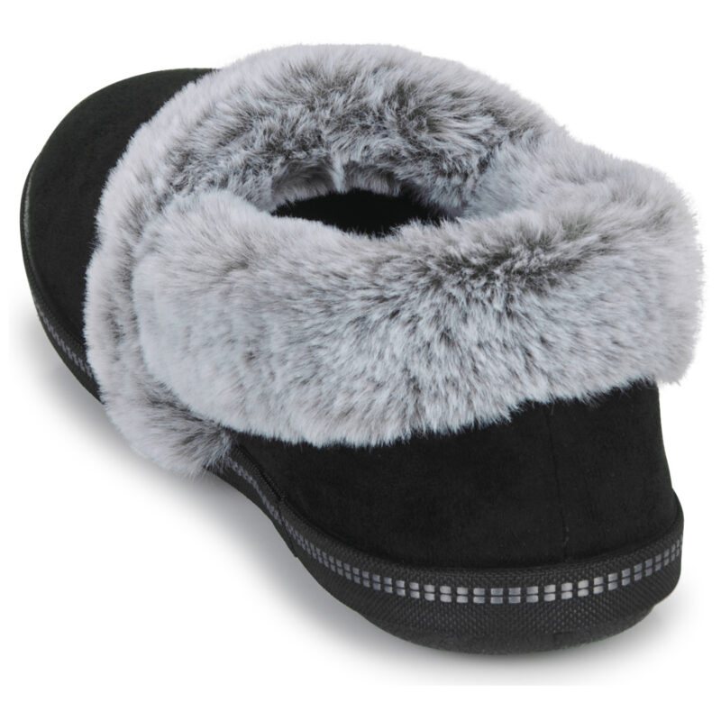 Pantoufles Skechers COZY CAMPFIRE noires pour femmes - Pointure 5
