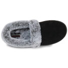 Pantoufles Skechers COZY CAMPFIRE noires pour femmes - Pointure 6