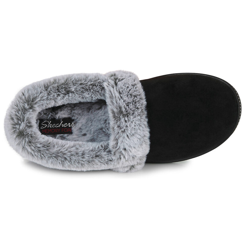 Pantoufles Skechers COZY CAMPFIRE noires pour femmes - Pointure 6