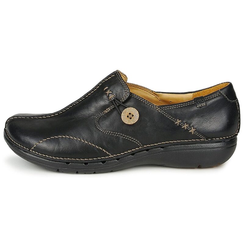 Clarks UN LOOP Noir Slip on Femme - 4