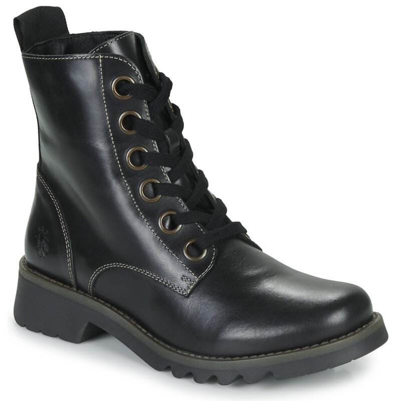 Fly London RONIN Black Women's Ankle Boots - 1