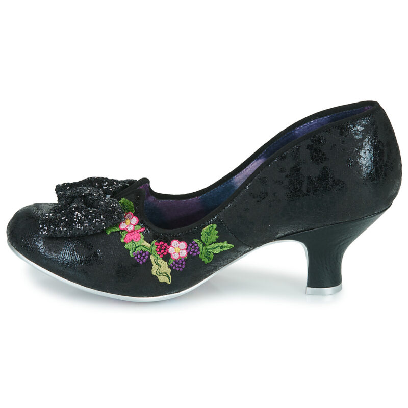 Irregular Choice Zapatos de tac&oacute;n negros para mujer RIPEN ON THE VINE - 4