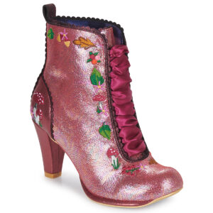 Irregular Choice WOODLAND WANDER Pink Women's Ankle Boots