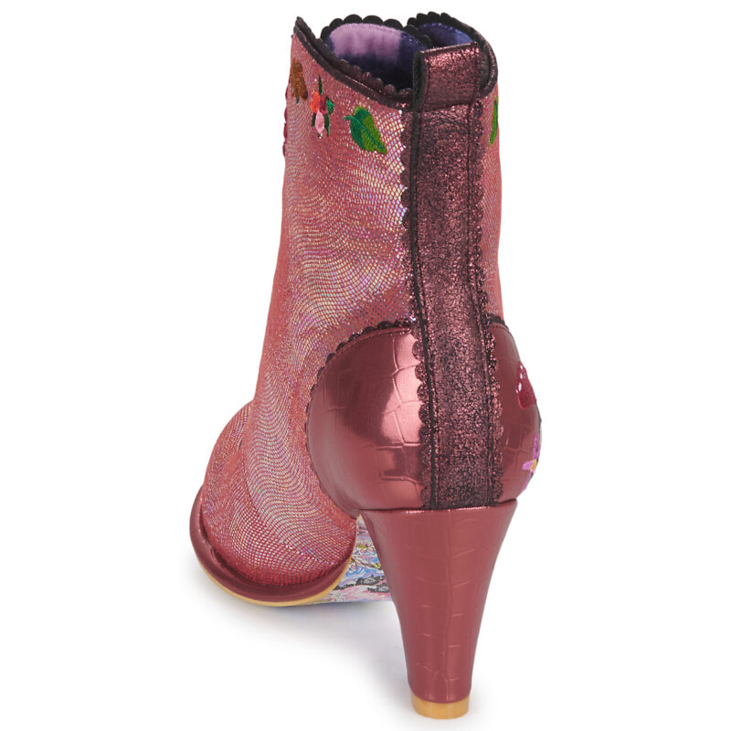 Irregular Choice Botines rosas para mujer WOODLAND WANDER - Talla 5
