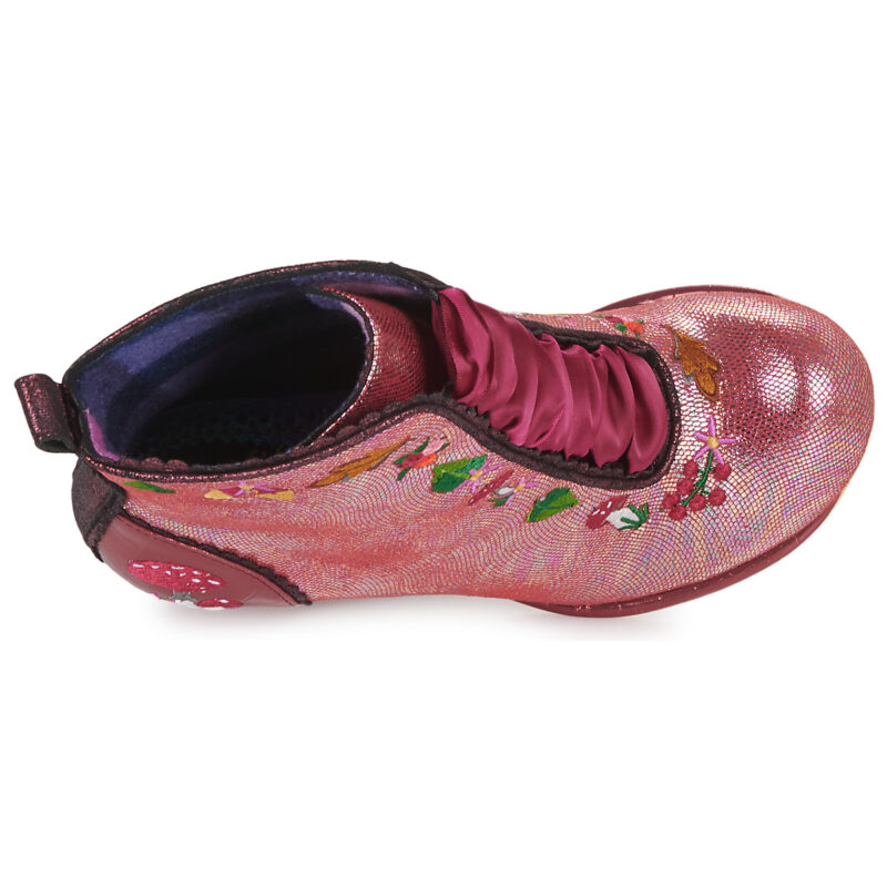 Irregular Choice Botines rosas para mujer WOODLAND WANDER - Talla 6