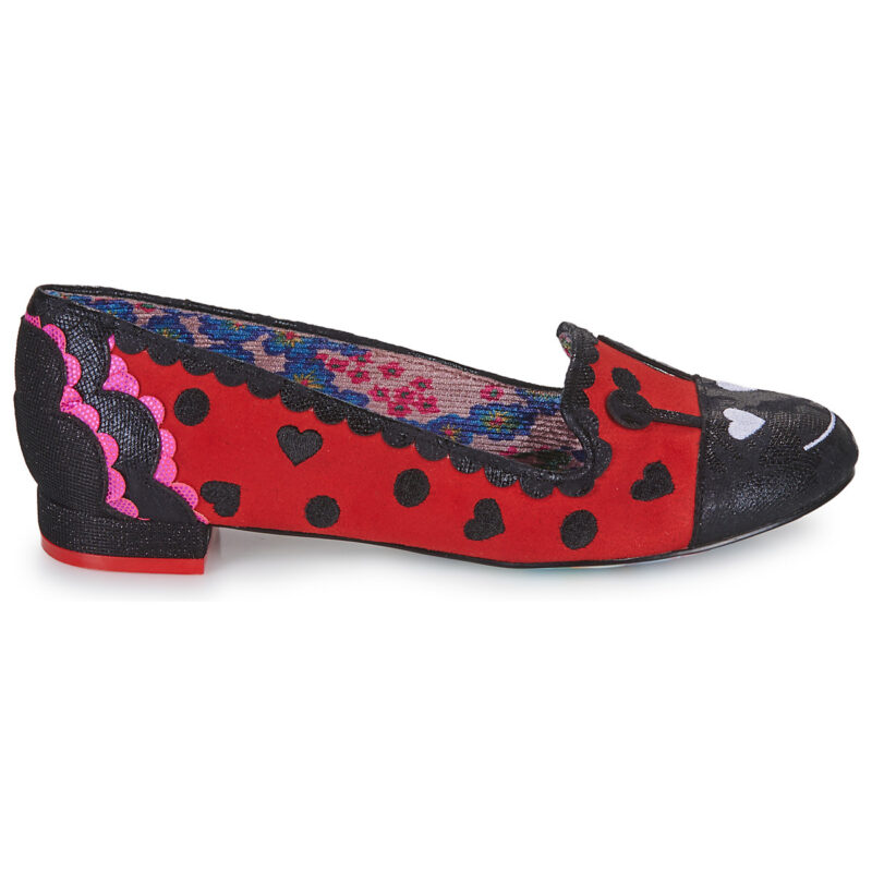 Irregular Choice BUG IT UP Red Women's Flats - 2