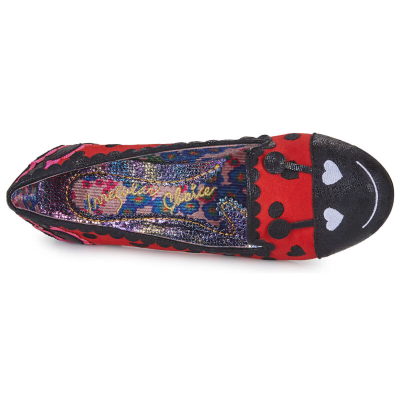 Irregular Choice BUG IT UP Red Women's Flats - 6