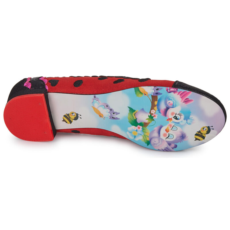 Irregular Choice BUG IT UP Red Women's Flats - 7