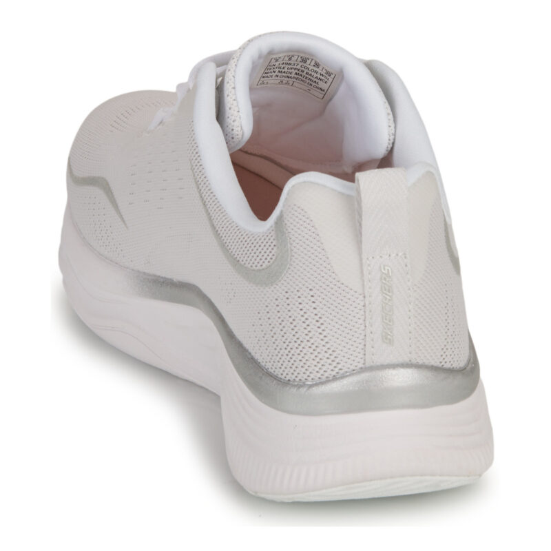 Skechers RELAXED FIT : D'LUX FITNESS - PURE GLAM Baskets basses blanches pour femme - Pointure 5