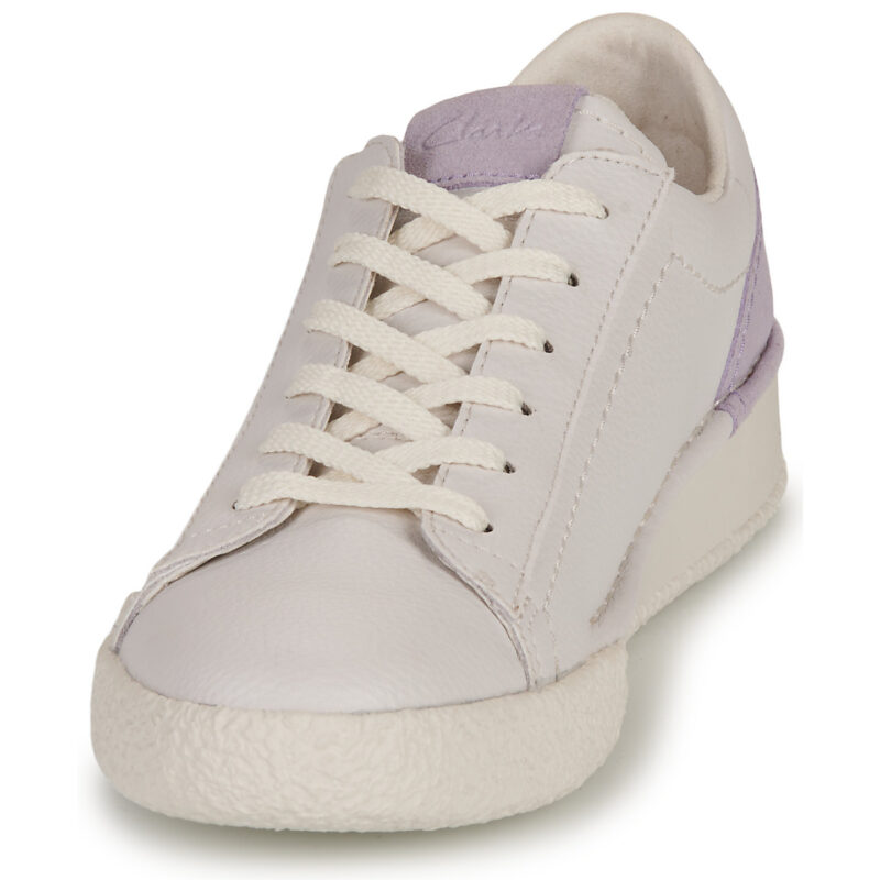 Clarks Baskets basses blanches CRAFTCUP WALK pour femmes - 3