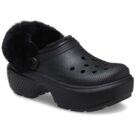 Crocs Stomp Lined Clog Black Clogs Women - 1
