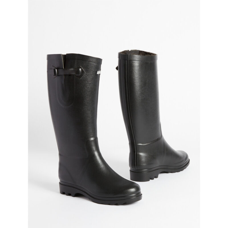 Aigle AIGLENTINE FUR Nero Stivali da pioggia Donna - 4
