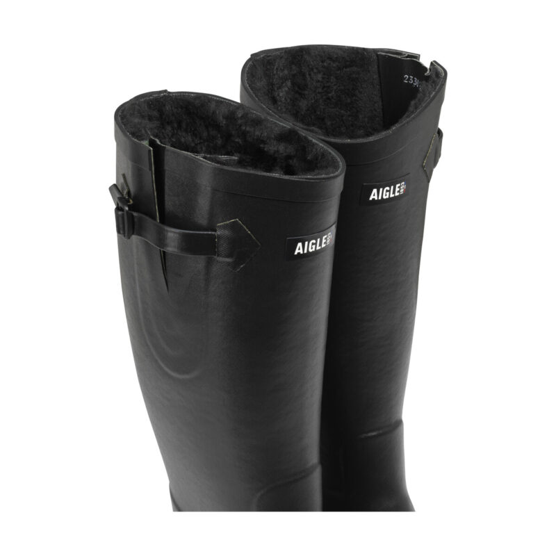 Aigle AIGLENTINE FUR Nero Stivali da pioggia Donna - 7