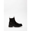 Fly London MEDI Schwarze Damen-Ankle-Boots - Gr&ouml;&szlig;e 1