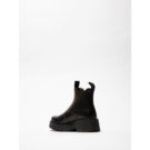 Fly London MEDI Schwarze Damen-Ankle-Boots - Gr&ouml;&szlig;e 2