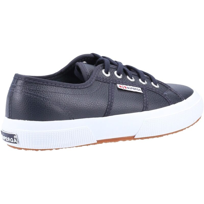 Superga 2750 EFGLU TUMBLED LEATHER Marine Sneakers basse Donna - 2