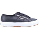 Superga 2750 EFGLU TUMBLED LEATHER Marine Sneakers basse Donna - 3