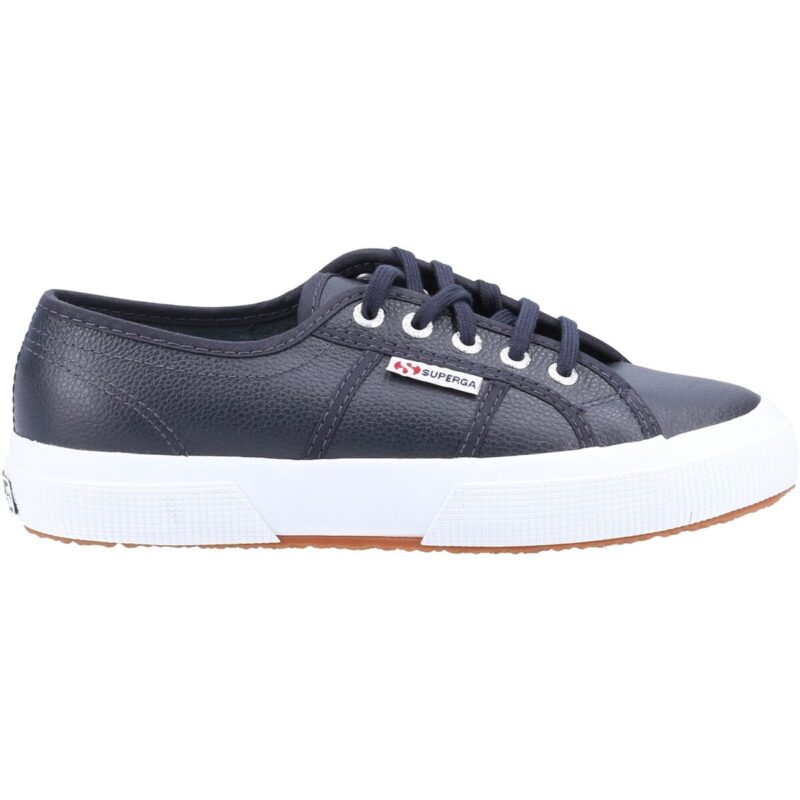 Superga 2750 EFGLU TUMBLED LEATHER Marine Sneakers basse Donna - 3