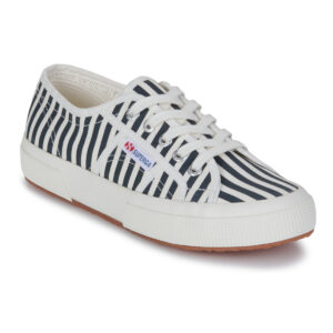 Superga  2750 STRIPES PRINT  Blu -  Sneakers basse Donna