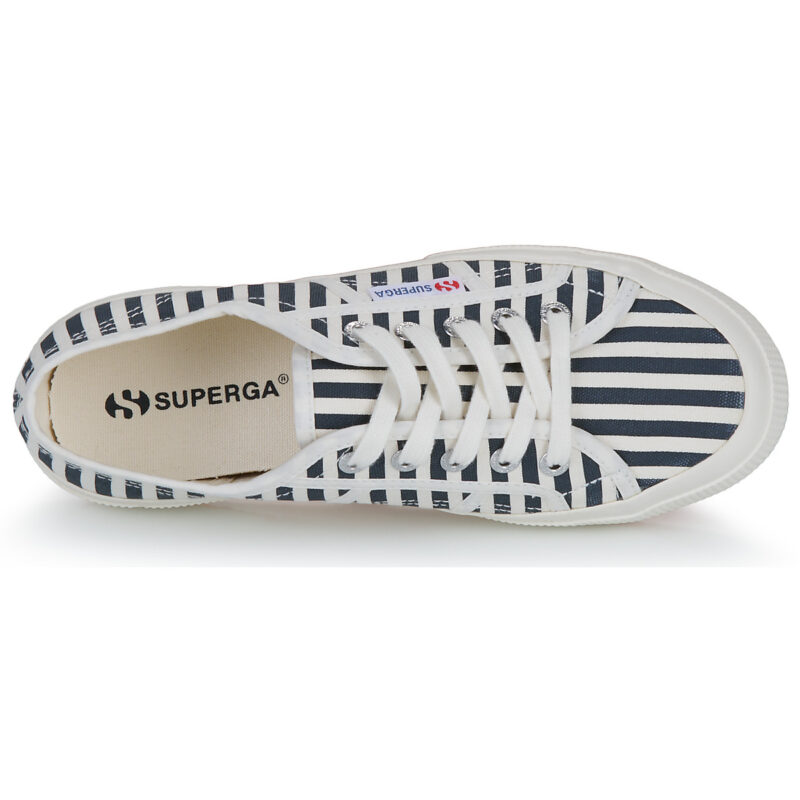 Superga 2750 STRIPES PRINT Blu Sneakers basse Donna - 6