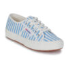 Superga 2750 STRIPES PRINT Blu Sneakers basse Donna