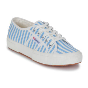 Superga  2750 STRIPES PRINT  Blu -  Sneakers basse Donna