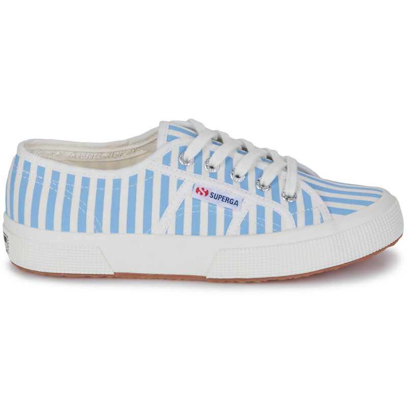 Superga 2750 STRIPES PRINT Blu Sneakers basse Donna - 4