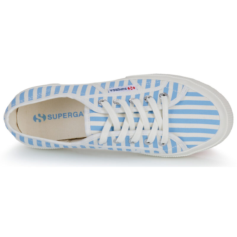 Superga 2750 STRIPES PRINT Blu Sneakers basse Donna - 6