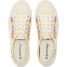 Superga 3750 FLOWER PRINT LEGGERA Bianco Sneakers basse Donna - 3
