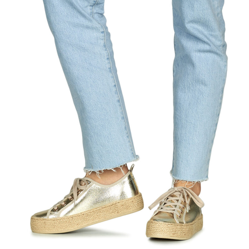 Only ONLIDA-1 LACE UP ESPADRILLE SNEAKER Oro Sneakers basse Donna - 8