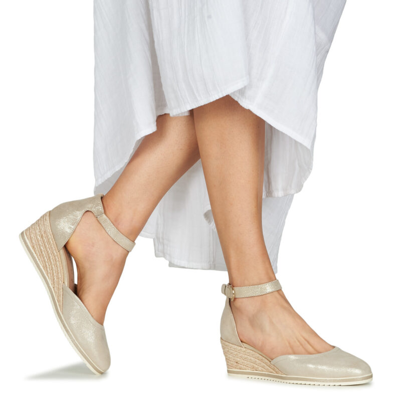 Tamaris 22309-179 Gold Espadrilles Women - 8