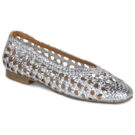JB Martin TANGO Silver Women's Ballet Flats - 1