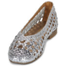 JB Martin TANGO Silver Women's Ballet Flats - 3