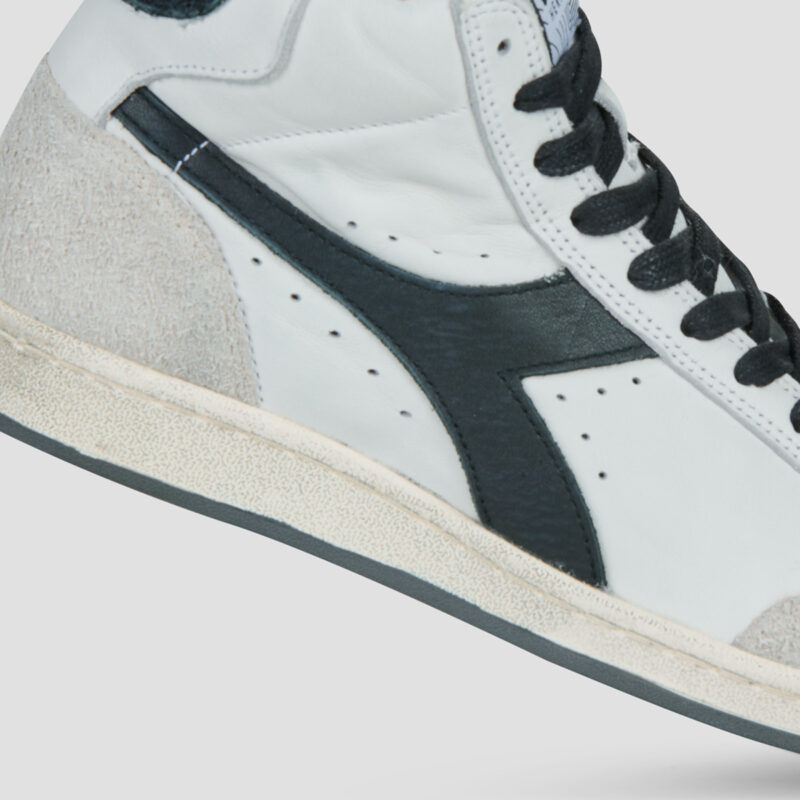Diadora Prestige High Used Bianco Sneakers alte Donna - 4