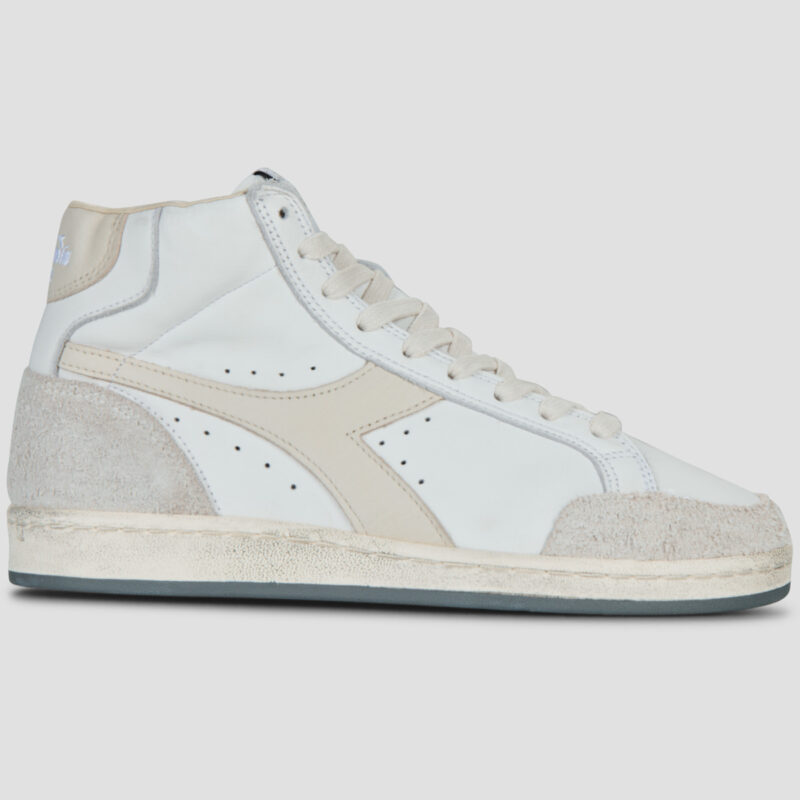 Diadora Prestige High Used Bianco Sneakers alte Donna - 1